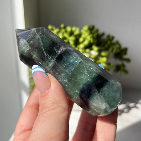 Rainbow Fluorite Chubby Wand