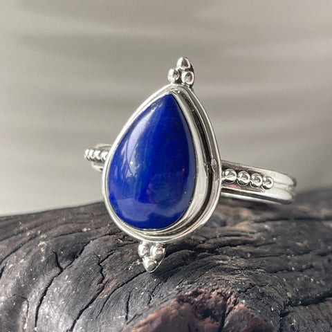 Lapis Sterling Silver Ring