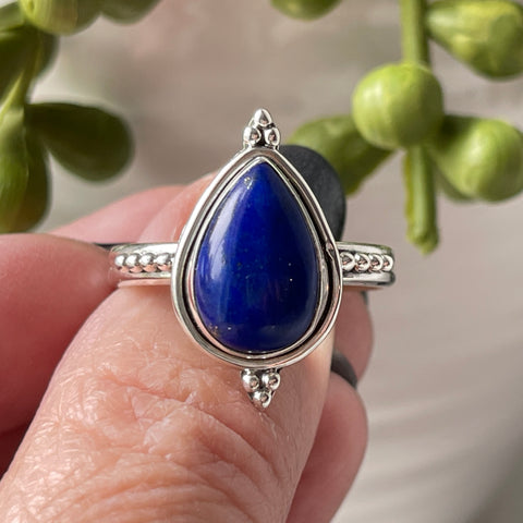 Lapis Sterling Silver Ring