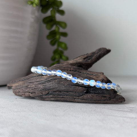 faceted opalite gemstone bracelet