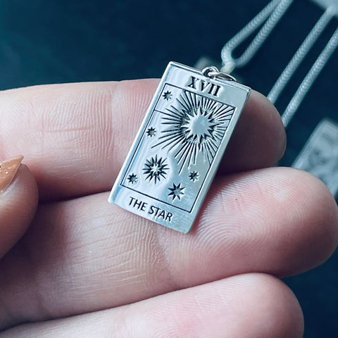 Sterling Silver Tarot Card Charm