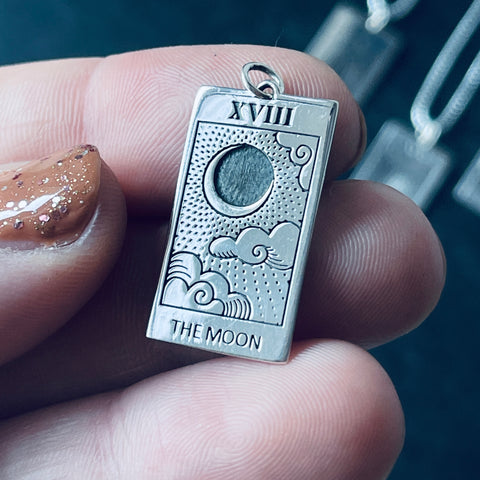 Sterling Silver Tarot Card Charm