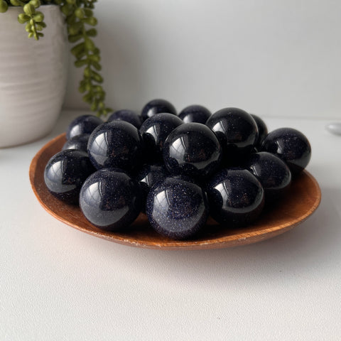 Blue Goldstone Mini Sphere