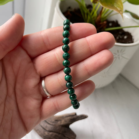 malachite gemstone bracelet