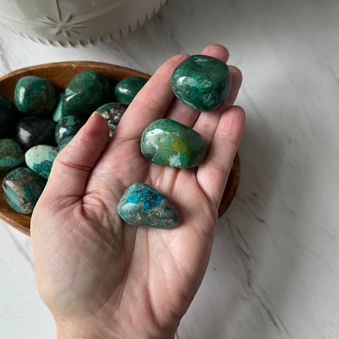 Chrysocolla Tumbled Stone