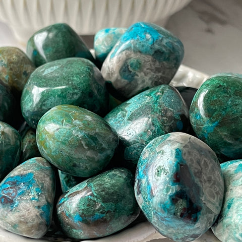 Chrysocolla Tumbled Stone