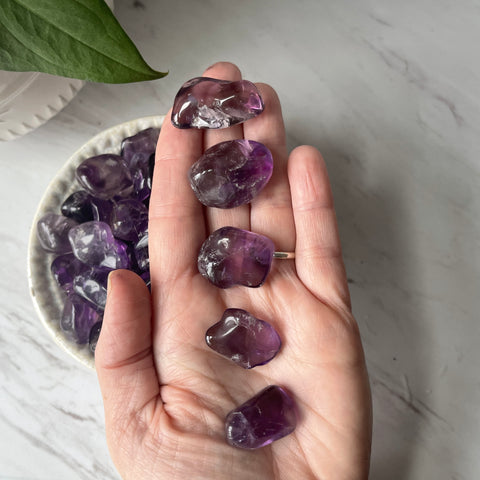 Amethyst Tumbled Stone - Small