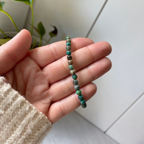 Chrysocolla Gemstone Energy Bracelet