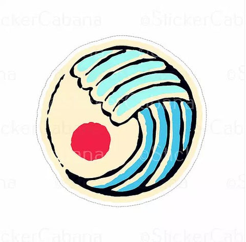 wave vinyl waterproof sticker cabana