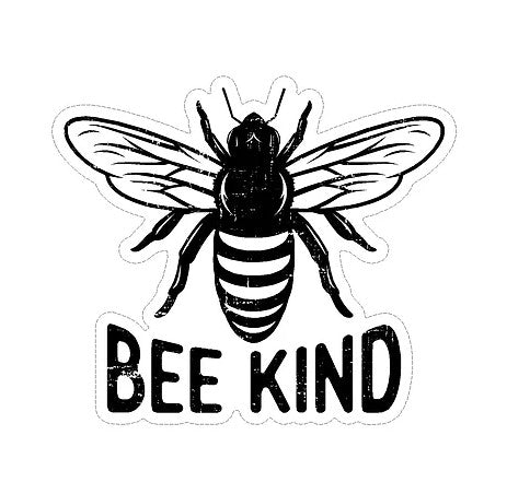 bee be kind vinyl waterproof sticker cabana