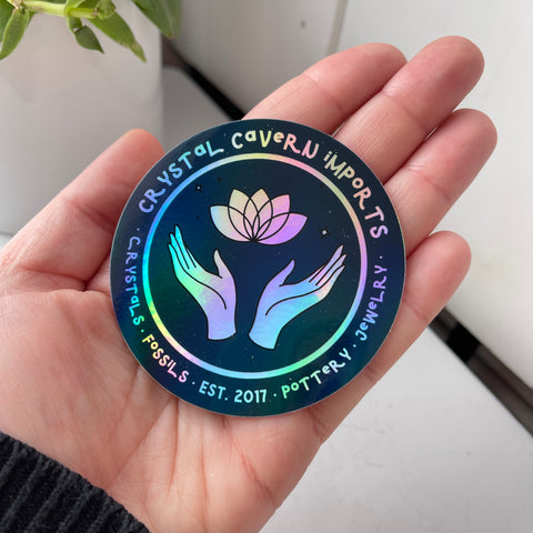 Holographic Crystal Cavern Imports Waterproof Vinyl Sticker